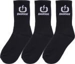Emerson Unisex 3-Pair Κάλτσες 202.EU08.03-001 Black