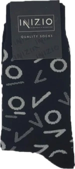 Ανδρική κάλτσα INIZIO με σχέδιο logo