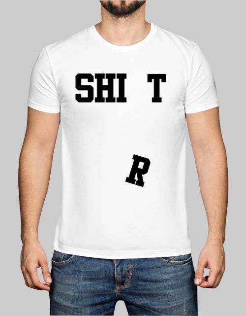 Shirt t-shirt - WHITE