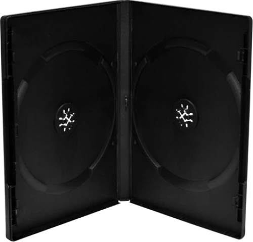 Mediarange Dvd Case For 2 Discs 14Mm 5-Pack Black Box30-2