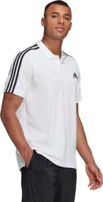 Adidas Essentials Pique Small Logo 3-Stripes Polo Shirt - GK9138
