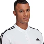 Adidas Essentials Pique Small Logo 3-Stripes Polo Shirt - GK9138