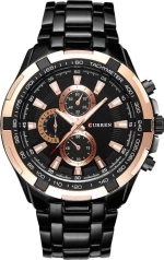 Curren 8023 Black / Gold