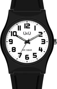 Q&Q Vs42J001Y Black Rubber Strap