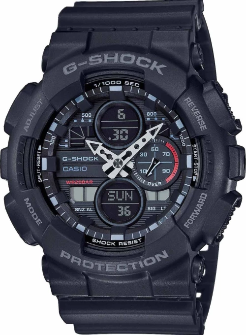 Casio G-Shock Ga-140-1A1Er Black Rubber Strap