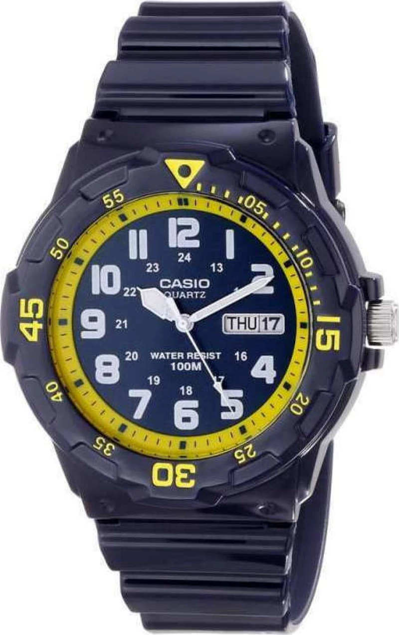 Casio Collection Purple Rubber Strap Mrw-200Hc-2Bvef