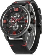 Ανδρικό Ρολόι Curren 8288 με χρονογράφους Black