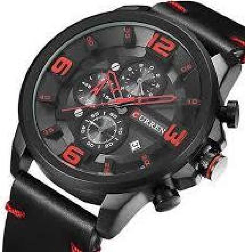 Ανδρικό Ρολόι Curren 8288 με χρονογράφους Black
