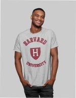Harvard T-Shirt (Replica) - GREY MELANGE