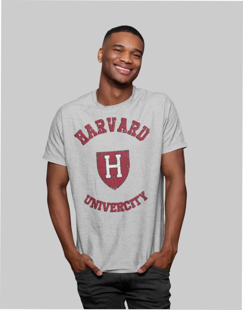 Harvard T-Shirt (Replica) - GREY MELANGE