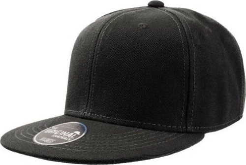 Atlantis 845 Snap Back Εξάφυλλο καπέλο τζόκεϋ 100% Aκρυλικό BLACK