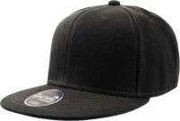 Atlantis 845 Snap Back Εξάφυλλο καπέλο τζόκεϋ 100% Aκρυλικό BLACK