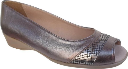 Aero F124 Ατσαλί Γυναικεία peep toe
