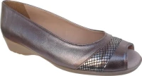 Aero F124 Ατσαλί Γυναικεία peep toe