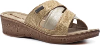 Inblu Sand Γυναικείες Ανατομικές Παντόφλες με Velcro Μπεζ (26967C01)