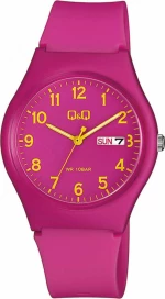 Q&Q A212J010 Fushia Plastic Strap