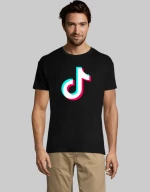 TIK TOK T-shirt - BLACK