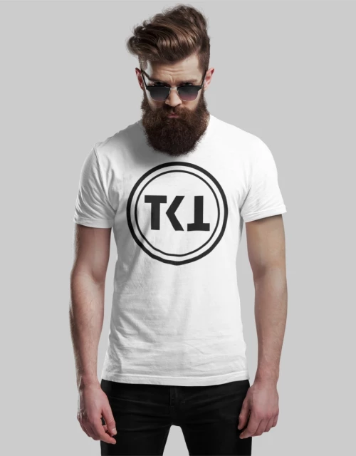 TKT new logo t-shirt - WHITE