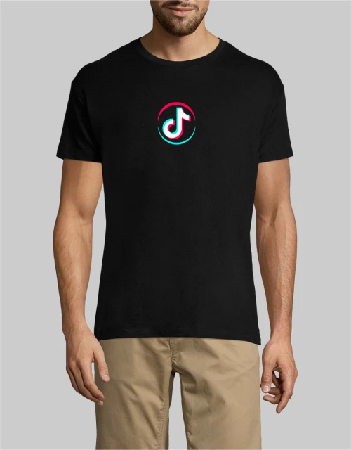 TIK TOK T-shirt new - BLACK