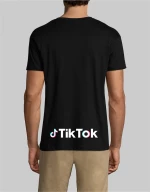 TIK TOK T-shirt new - BLACK