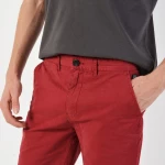 Emerson Men'S Stretch Chino Short Pants 191.Em46.91-002 Berry