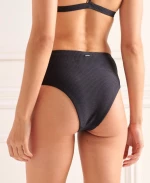 High Waist Bikini Bottom Swimwear (W3010165A.02A) Black