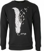 Cotton 4all 21-126 Ανδρικό Φούτερ Μαύρο
