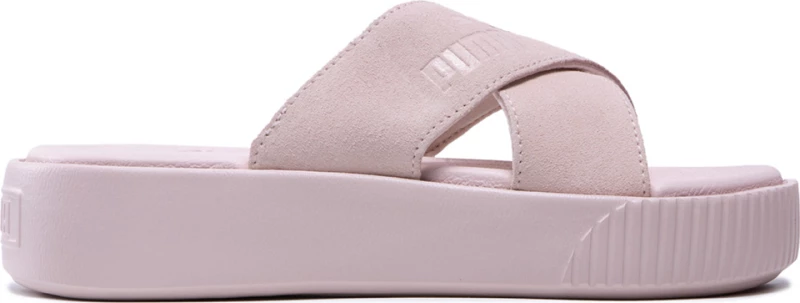 PUMA Platform Suede Women's Slides - Cloud Pink - 375105_04
