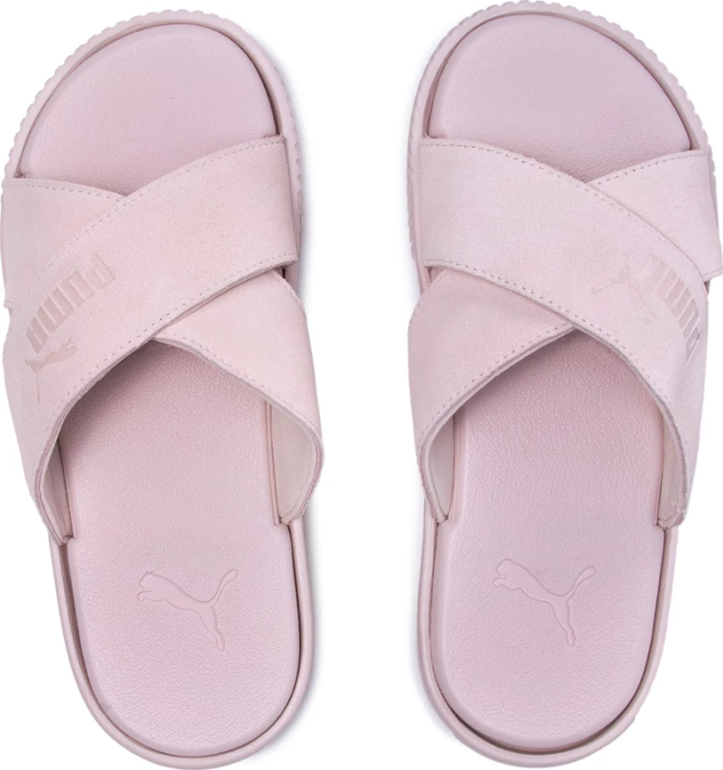 PUMA Platform Suede Women's Slides - Cloud Pink - 375105_04
