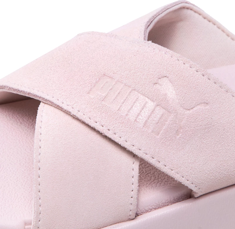 PUMA Platform Suede Women's Slides - Cloud Pink - 375105_04