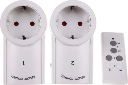 Τηλεχειριζόμενη Πρίζα (Σετ 2 Τεμαχίων) Bhc-9938G-2 Tele