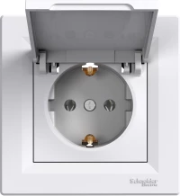 Schneider Electric Asfora με Καπάκι White
