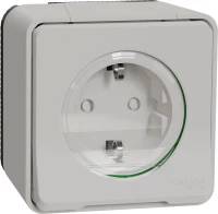 Schneider Electric Mureva Styl Ασφαλείας με Καπάκι White