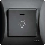 Lineme με Λυχνία 50-00107-2 Μαύρο