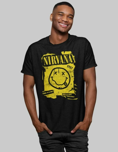 Nirvana t-shirt - BLACK