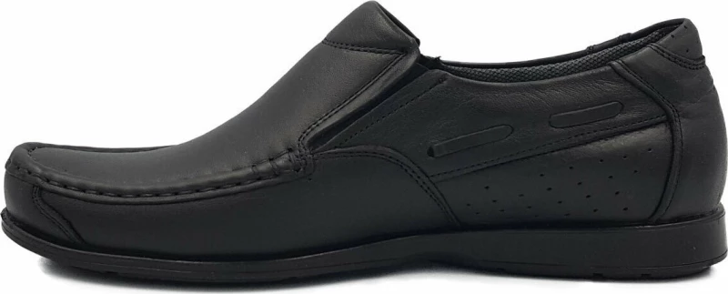 Ανδρικά Μοκασίνια Leder - M5394 - Μαύρο