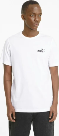 Puma Essentials Small Logo Ανδρικό T-Shirt 586668-02 Puma White