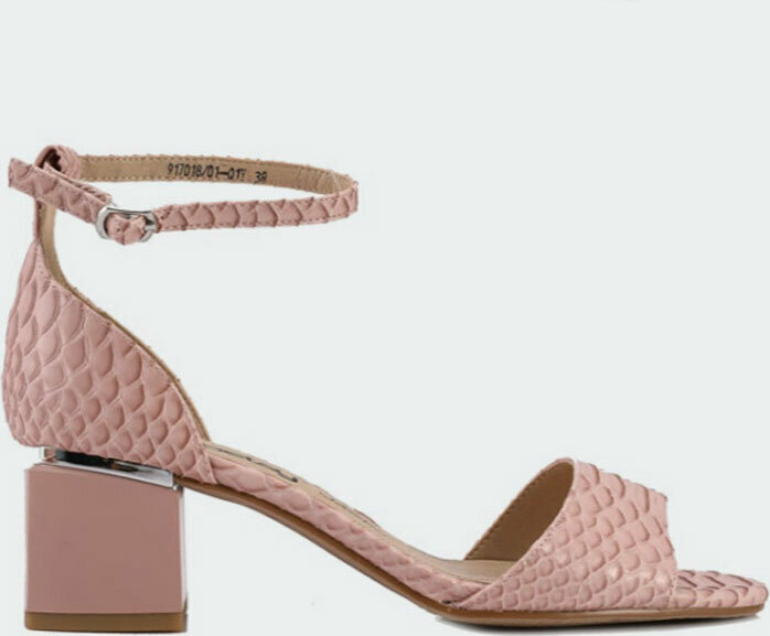 Πέδιλο Snake Skin Betsy Valerie 917018/01-01 Ροζ