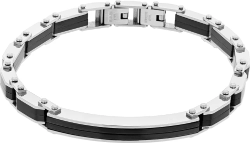 Visetti Ανδρικό Βραχιόλι Χειροπέδα από Ατσάλι