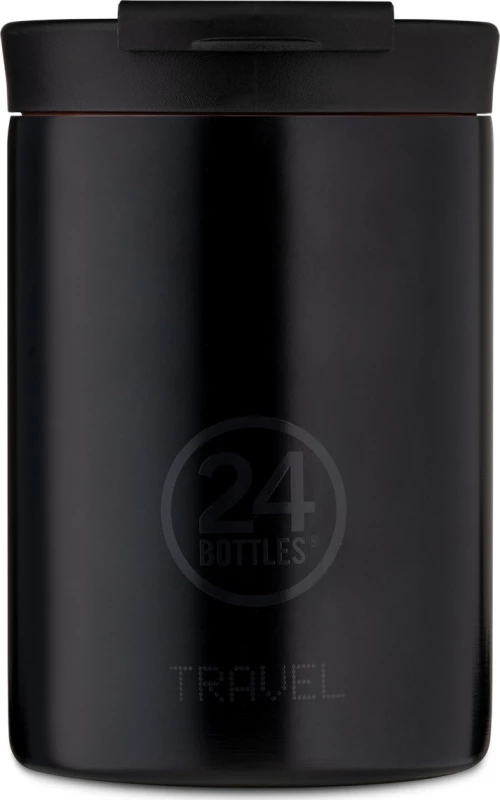 24Bottles Travel Tumbler Tuxedo Black 0.35lt