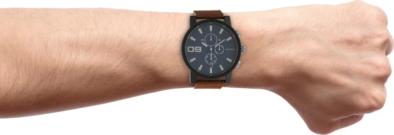 Oozoo Timepieces C10672 Brown Leather Strap