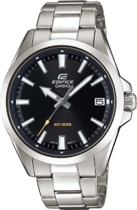 Casio Ρολόι Edifice με Μεταλλικό Μπρασελέ σε Ασημί χρώμα
