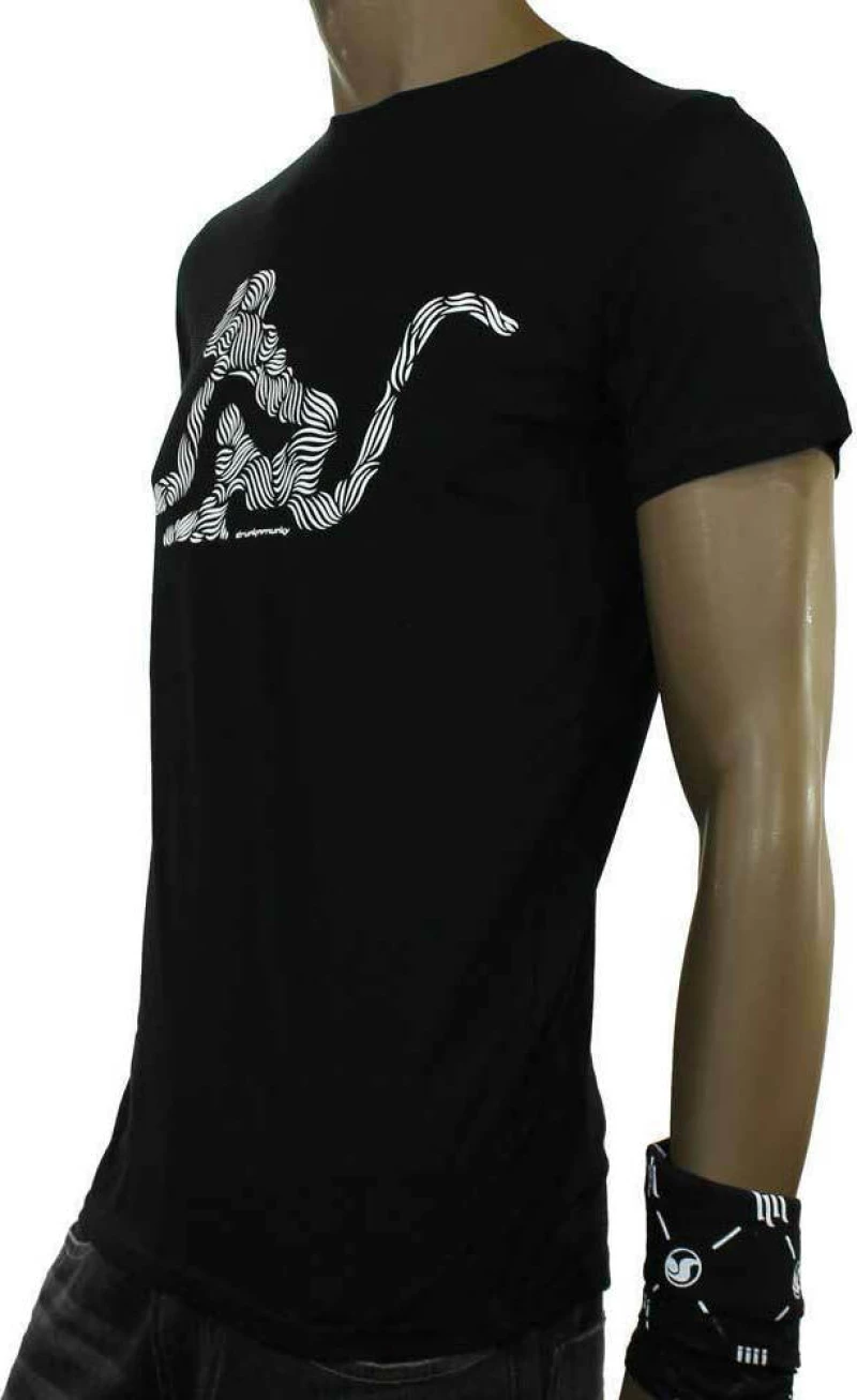 T-Shirt Drunknmunky D7033 Black