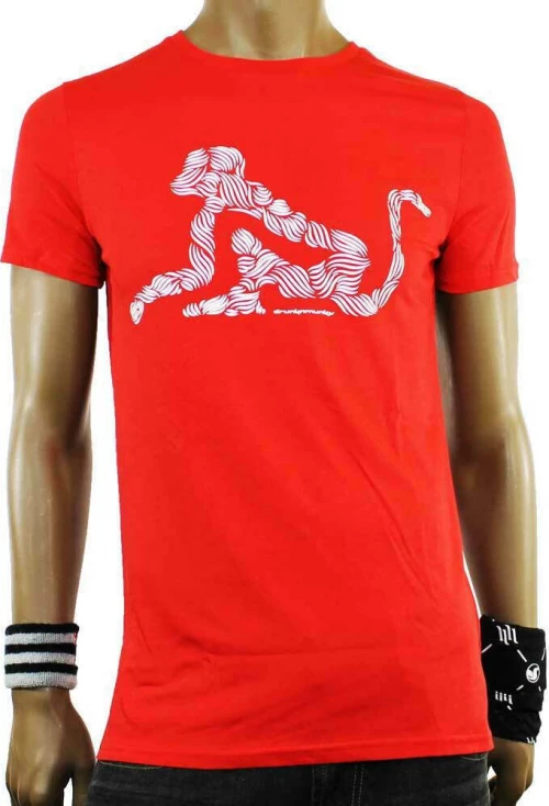 T-Shirt Drunknmunky D7036 Red