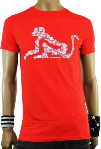 T-Shirt Drunknmunky D7036 Red