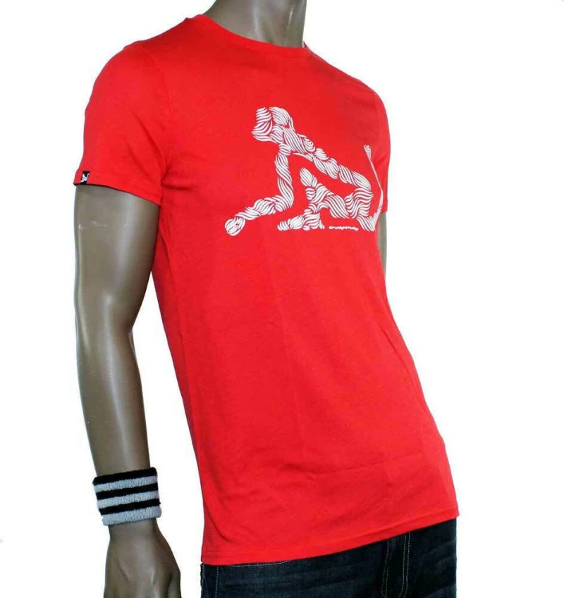 T-Shirt Drunknmunky D7036 Red