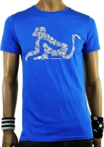 T-Shirt Drunknmunky D7037 Blue