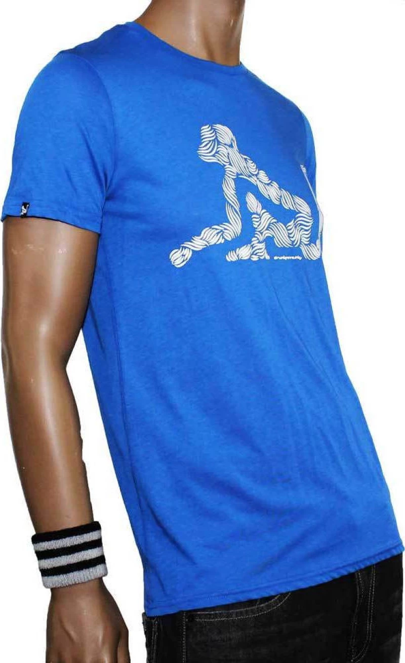 T-Shirt Drunknmunky D7037 Blue