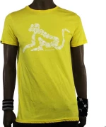 T-Shirt Drunknmunky D7035 Yellow
