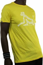 T-Shirt Drunknmunky D7035 Yellow